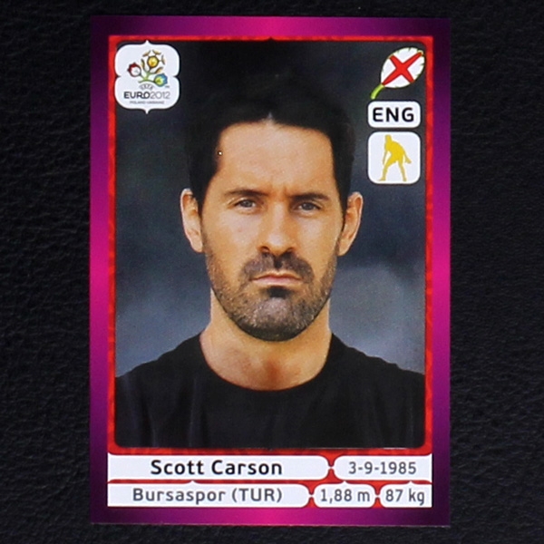 Carson Panini Sticker No. 491 - Euro 2012