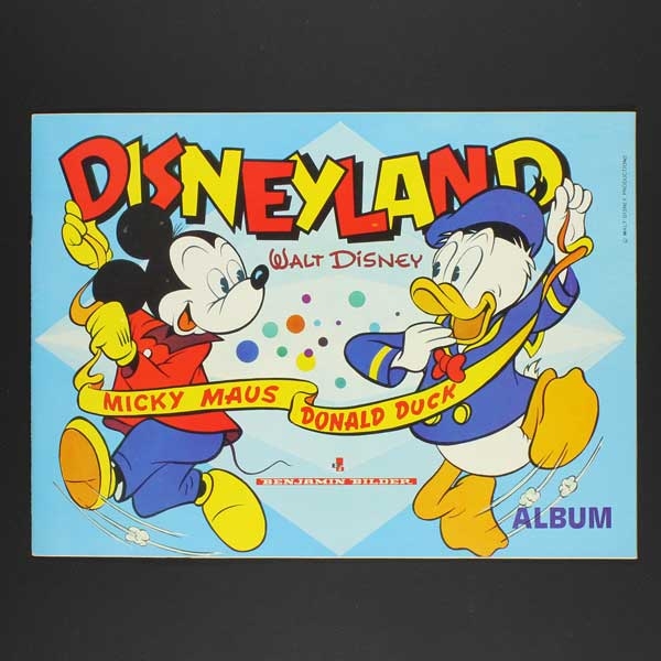 Disneyland Benjamin Bilder Sticker Album