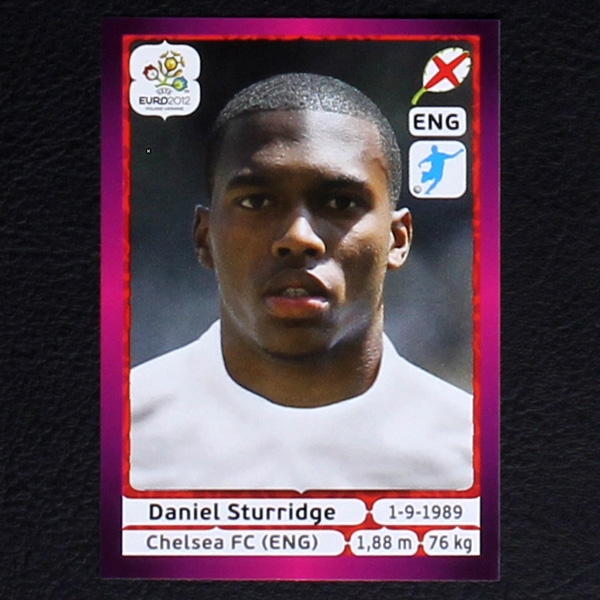 Sturridge Panini Sticker No. 506 - Euro 2012