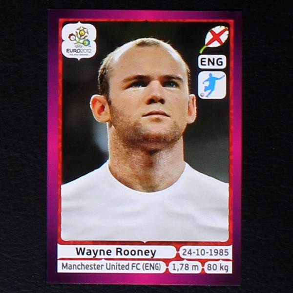 Rooney Panini Sticker No. 509 - Euro 2012