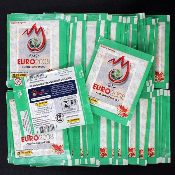 Euro 2008 Panini 50 Sticker Tüten - Südamerika Version