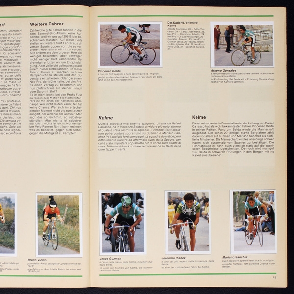 Ciclismo - Radsport Bergmann Sticker Album komplett