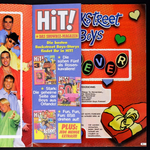 Backstreets Boys Forever DS Sticker Album komplett