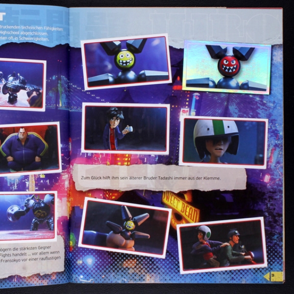 Baymax Panini Sticker Album komplett