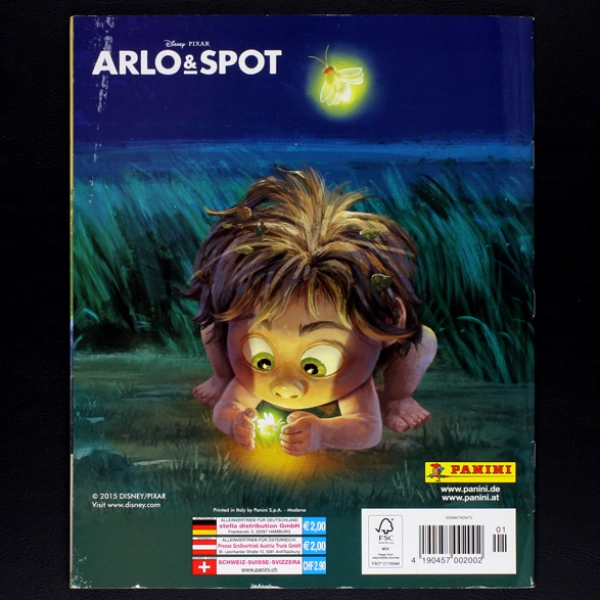 Arlo & Spot Panini Sticker Album komplett