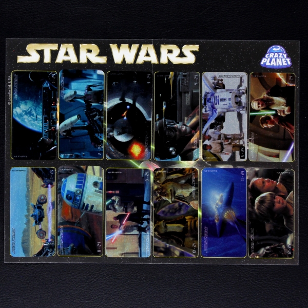 Star Wars Crazy Planet Sticker Folder - Kaugummi Bilder