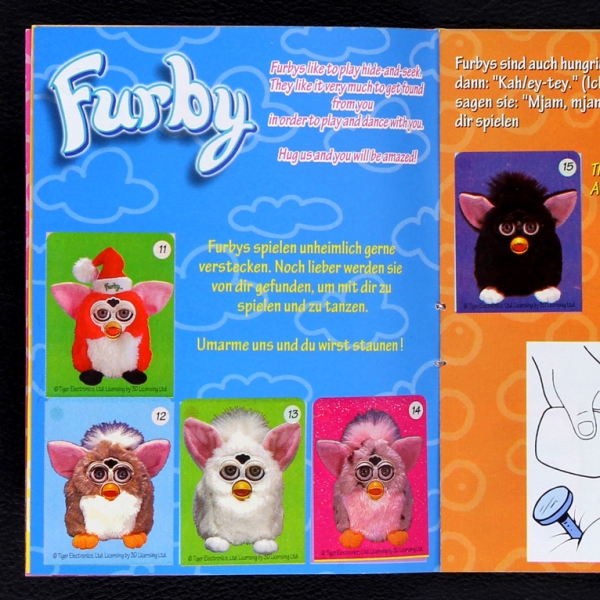 Furby Vidal sticker album - Bubble Gum