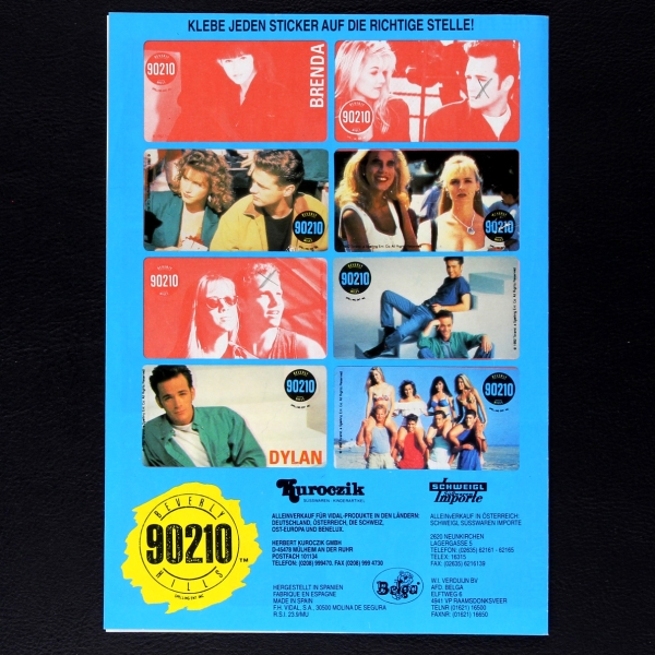 Beverly Hills 90210 2 Kuroczik Sticker Folder - Kaugummi Bilder