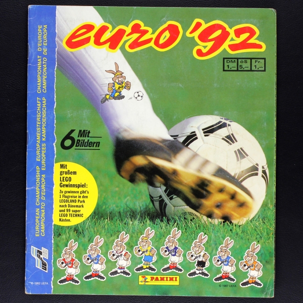 Euro 92 Panini Sticker Album