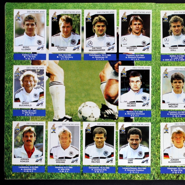 Euro 92 Panini sticker album complete