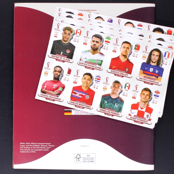 Qatar 2022 Panini sticker album complete