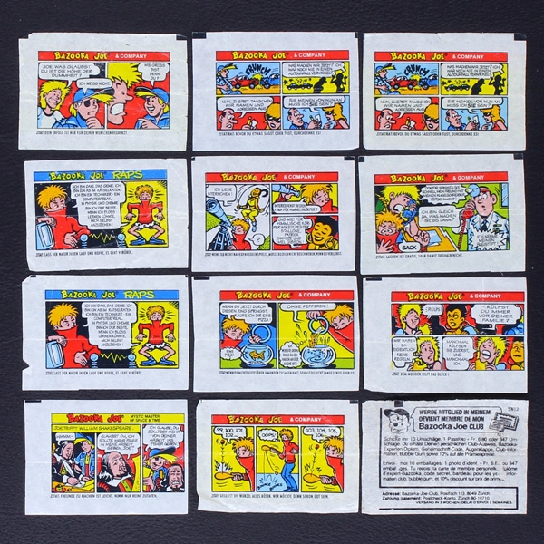 Bazooka Joe chewing gum pictures - Bubble Gum