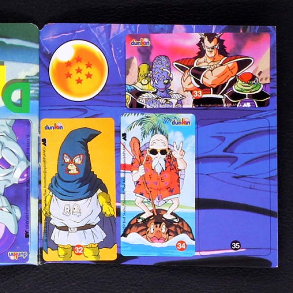 Dragon Ball Z dunkin Sticker Folder - Kaugummi Bilder