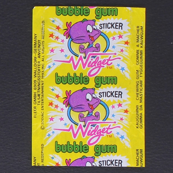 Widget Fleer Bubble Gum - Wrapper