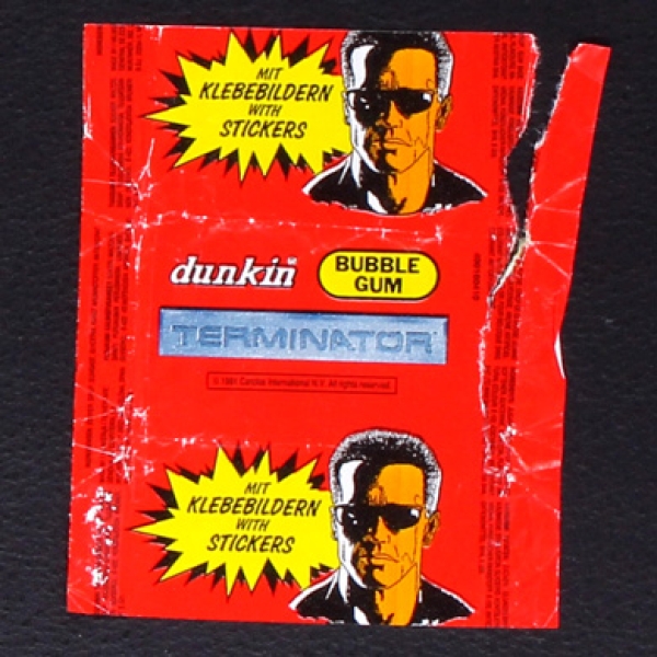 Terminator dunkin Kaugummi Bilder - Wrapper