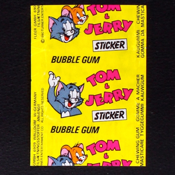 Tom & Jerry Fleer Bubble Gum - Wrapper