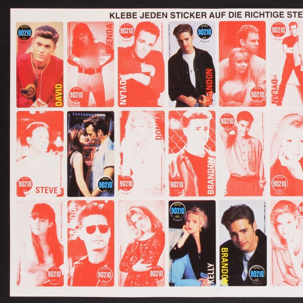 90210 Beverly Hills 2 Kuroczik sticker Folder - Bubble Gum