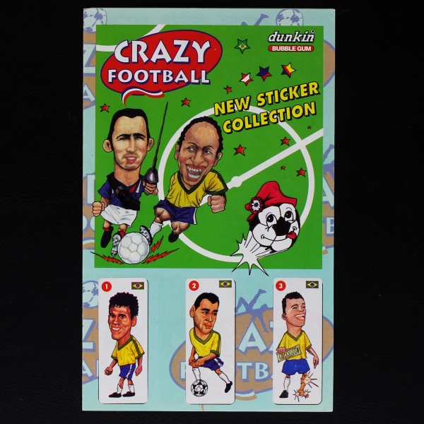 USA 94 Crazy Football Dunkin Sticker Folder - Kaugummi Bilder