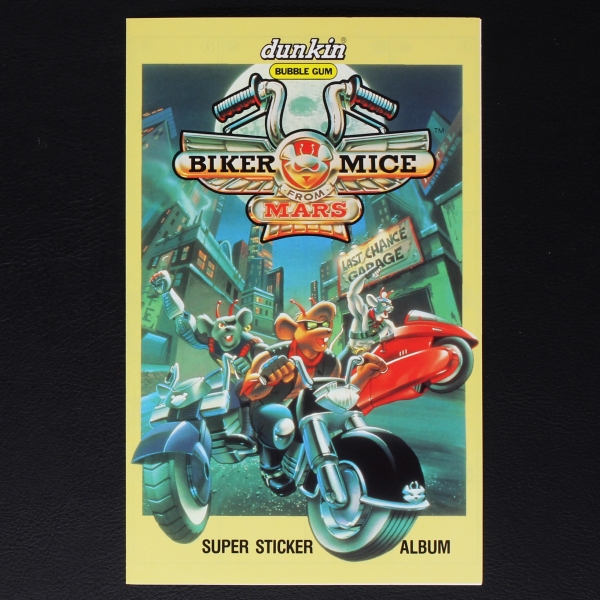 Biker Mice from Mars dunkin Sticker Folder - Kaugummi Bilder