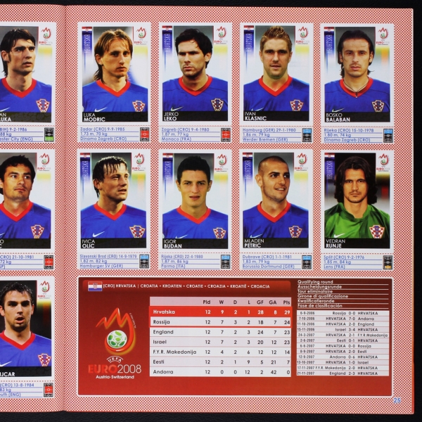 Euro 2008 Panini Sticker Album komplett - Swiss Edition