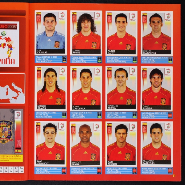 Euro 2008 Panini Sticker Album komplett - Swiss Edition