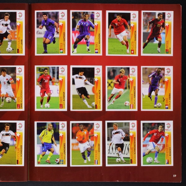 Euro 2008 Panini sticker album complete - Swiss Edition