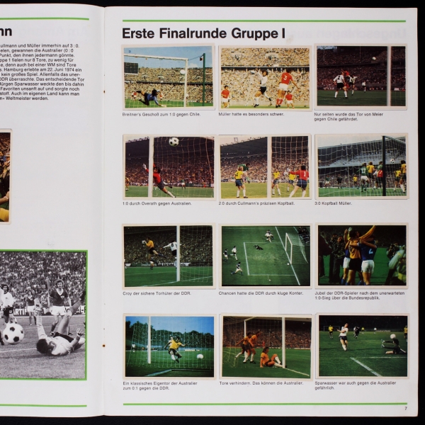 Deutschland Fußball-Weltmeister 1974 Bergmann album complete