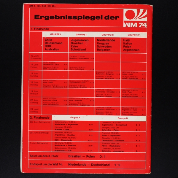 Deutschland Fußball-Weltmeister 1974 Bergmann album complete