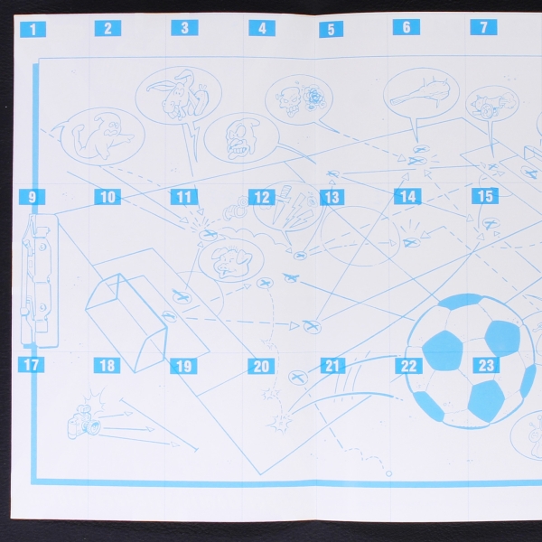 Euro Football 96 dunkin leeres Folder - Kaugummi Bilder