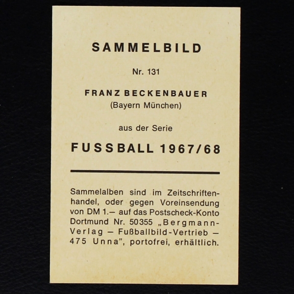 Fußball 1967 Bergmann Cards complete