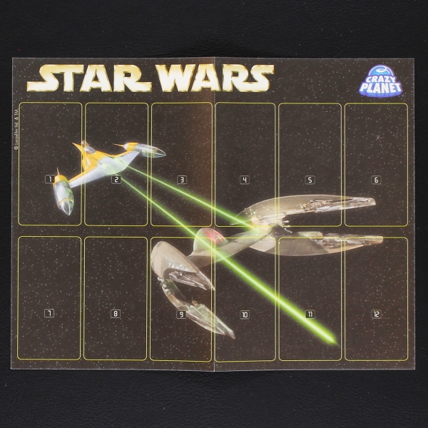 Star Wars Crazy Planet sticker Folder - Bubble Gum