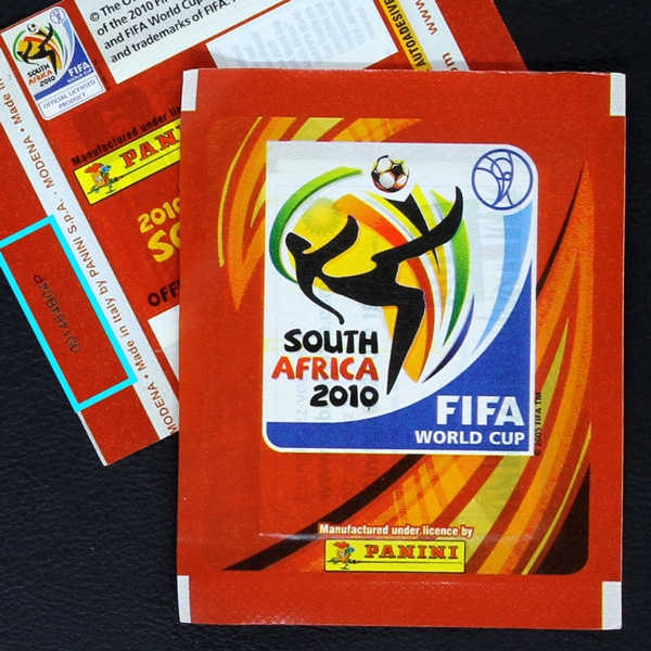 South Africa 2010 Panini sticker bag French without barcode