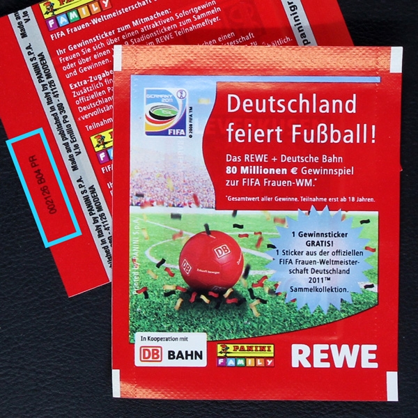 Germany 2011 Panini Tüte - REWE Version + Nummer