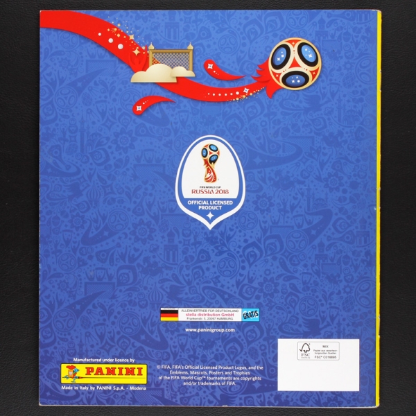 Russia 2018 Panini sticker album complete