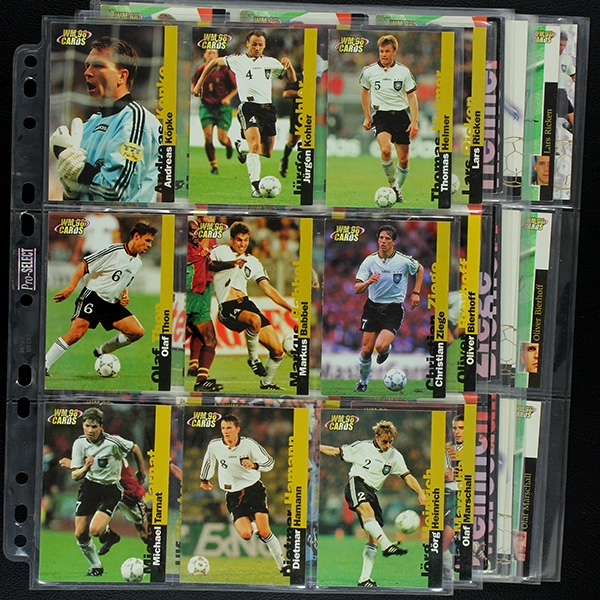 WM 98 Panini Trading Cards