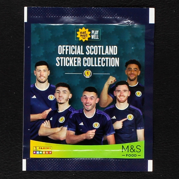 Official Scottland Sticker Collection Panini Tüte