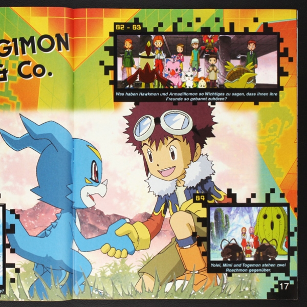 Digimon 2 Panini sticker album complete