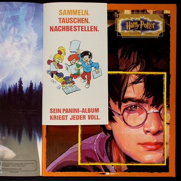 Harry Potter Stein der Weisen Panini sticker album complete