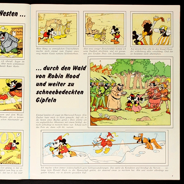 Mickey Panini Sticker Album komplett