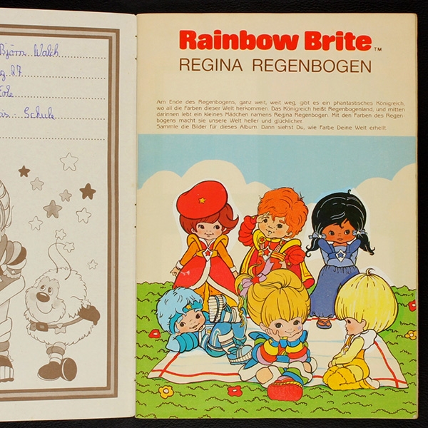 Regina Regenbogen Panini Sticker Album komplett