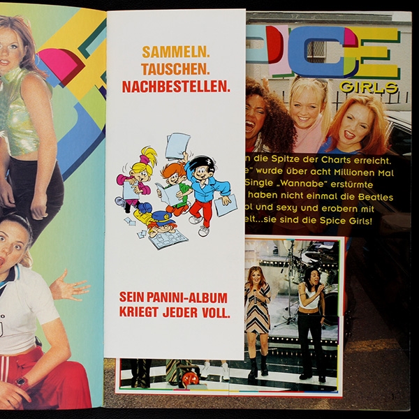 Spice Girls Panini Sticker Album komplett