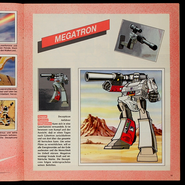 Transformers Panini sticker album complete