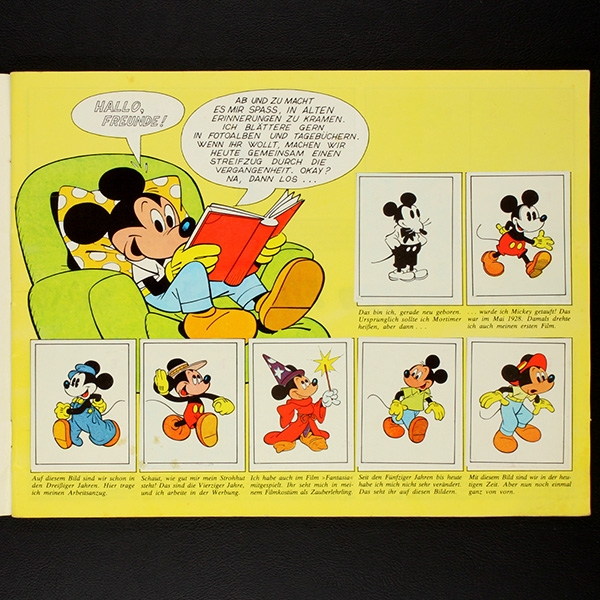 Mickey Story Panini Sticker Album komplett