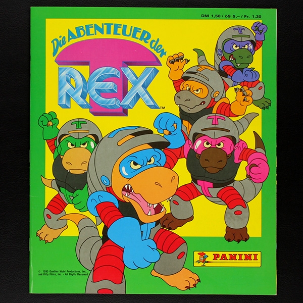 Die Abenteuer der T-Rex Panini Sticker Album