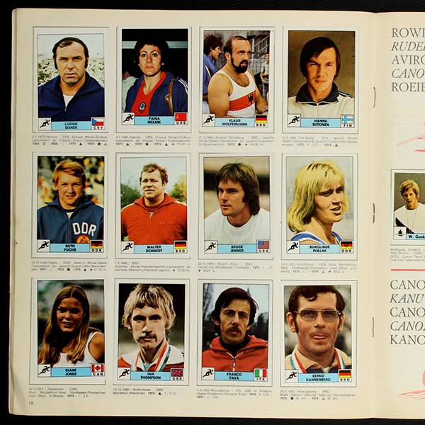 Montreal 76 Panini Sticker Album komplet