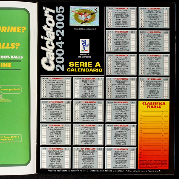 Calciatori 2005 Panini sticker album almost complete -45