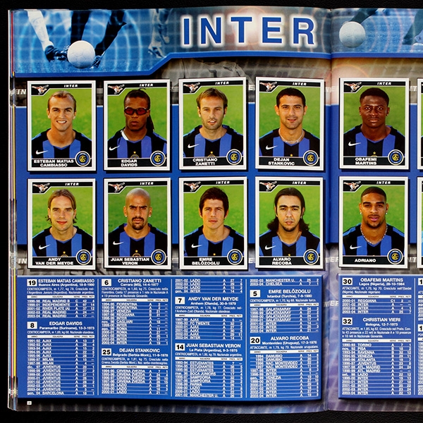 Calciatori 2005 Panini Sticker Album fast komplett -45