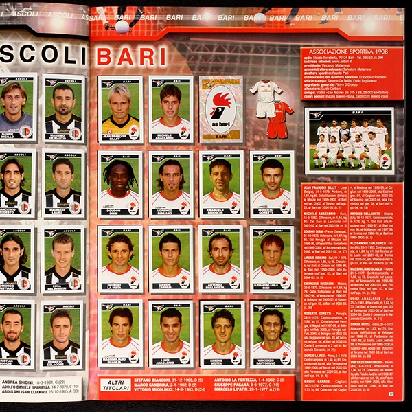 Calciatori 2005 Panini sticker album almost complete -45