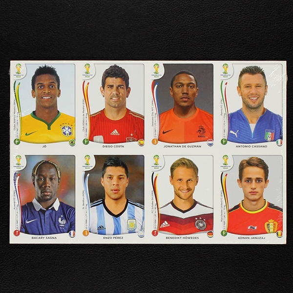 Brasil 2014 Panini Sticker complete - update