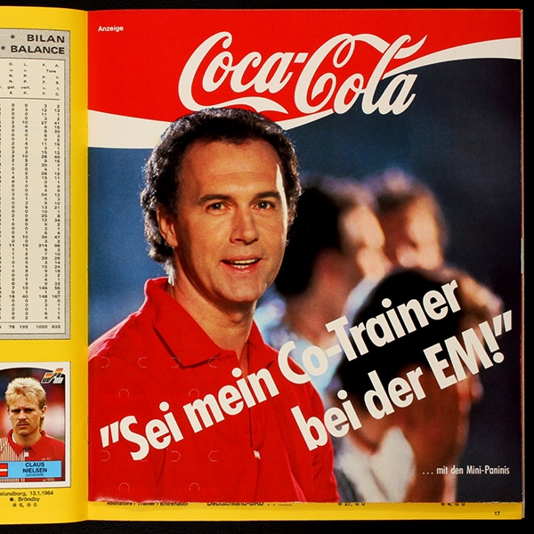 Euro 88 Panini Sticker Album komplett - Top